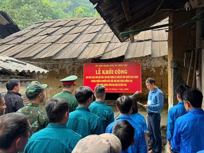 Xây nhà ở cho con đẻ người hoạt động kháng chiến bị nhiễm chất độc hóa học
