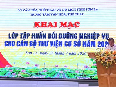 Sơn La tập huấn chuyển đổi số và AI cho 140 cán bộ thư viện cơ sở