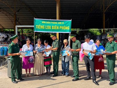 Nâng cao nhận thức về phòng, chống mua bán người tại xã biên giới Sơn Vĩ