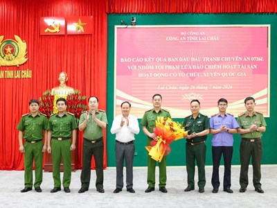 Lai Châu biểu dương các lực lượng phá thành công Chuyên án 0726L