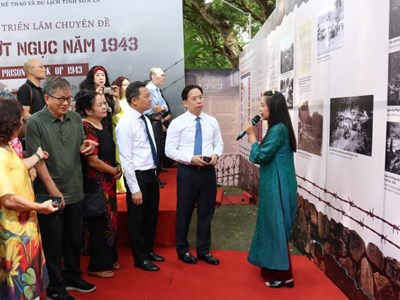Khai mạc triển lãm “Cuộc vượt ngục năm 1943” tại Nhà tù Sơn La