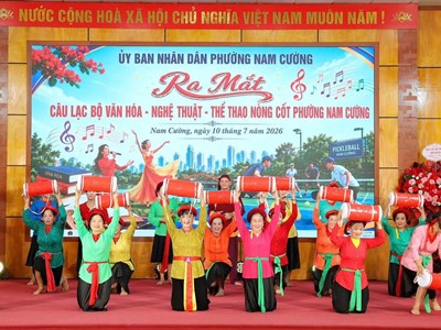  Nam Cường đẩy mạnh phong trào văn hóa, văn nghệ, thể thao gắn với du lịch