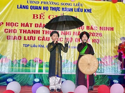 “Gieo mầm” tình yêu di sản hát Quan họ đến thế hệ trẻ
