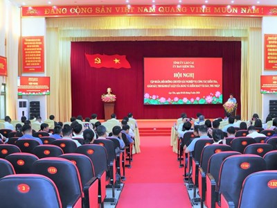 Lào Cai tập huấn chuyên sâu công tác kiểm tra, giám sát cho cán bộ cơ sở