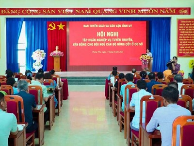 Lào Cai: Phát huy vai trò đội ngũ nòng cốt trong công tác dân vận