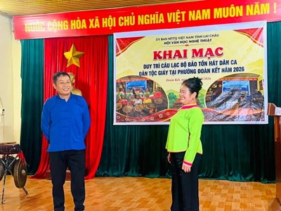 Để làn điệu dân ca Giáy ngân vang giữa đời sống hiện đại