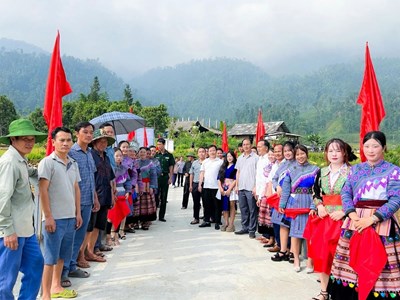 Niềm vui có cầu, đường mới của đồng bào vùng cao Tân Hợp