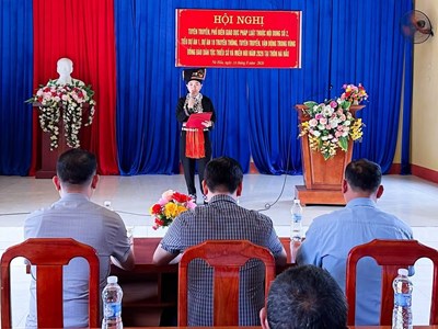 Đưa pháp luật đến gần người dân vùng cao Nà Hẩu