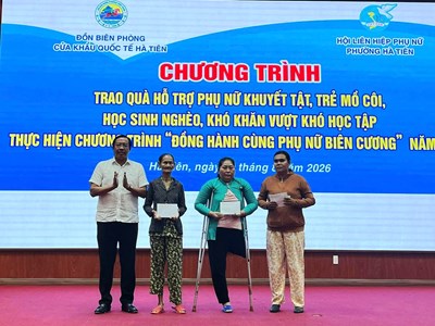 Hà Tiên chung tay chăm lo phụ nữ, trẻ em khó khăn nơi biên giới