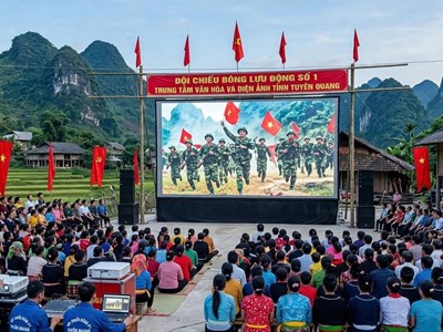 Sức hút của những bộ phim cách mạng nơi vùng cao Tuyên Quang