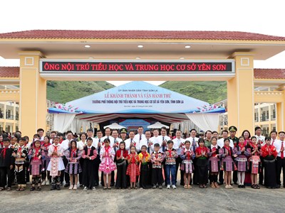 Trường nội trú liên cấp vùng biên Yên Sơn sẵn sàng cho năm học mới