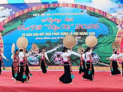 Rộn ràng Tết Xíp Xí, gìn giữ di sản Nàng Han ở Mường Chiên