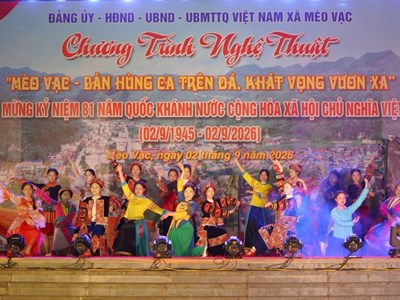 Mèo Vạc vang “Bản hùng ca trên đá” trong đêm Quốc khánh