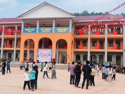 Trường nội trú vùng biên Nậm Kè sẵn sàng cho ngày khai giảng 5.9