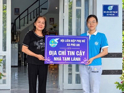 Phú An xây dựng địa chỉ tin cậy bảo vệ phụ nữ, trẻ em