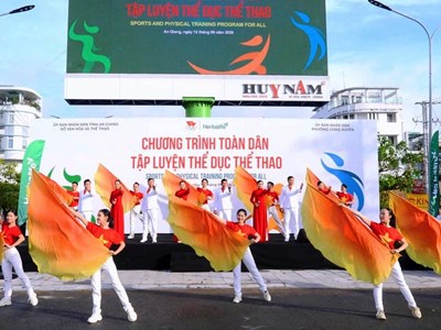 Hơn 1.500 vận động viên lan tỏa tinh thần rèn luyện thể dục thể thao 