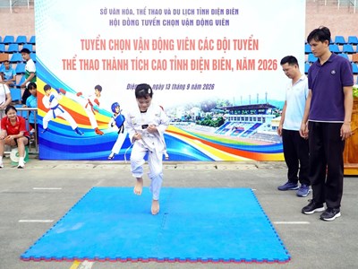 Điện Biên chủ động tạo nguồn vận động viên kế cận