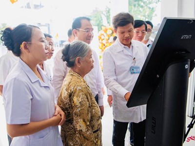 An Giang: Xã Mỹ Đức hiện đại hóa khám, chữa bệnh bằng bệnh án điện tử