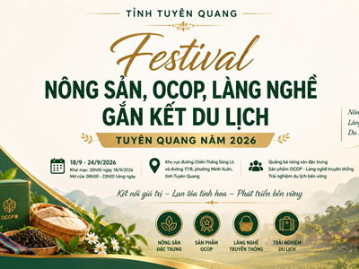 Tuyên Quang đưa nông sản, OCOP đến gần người tiêu dùng và du khách