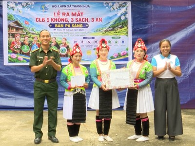 Phụ nữ vùng cao Pa Sáng chung tay xây dựng gia đình an toàn, hạnh phúc