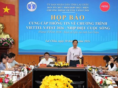Lai Châu quảng bá du lịch từ chuỗi sự kiện văn hóa Viettel Y-Fest 2026