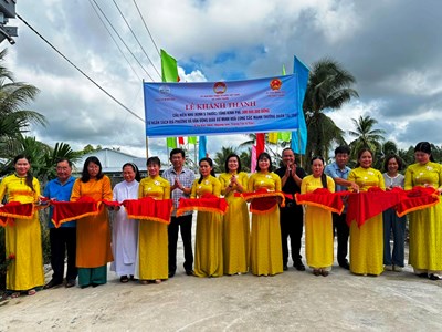 An Giang: Nối nhịp niềm vui từ cây cầu mới ở xã Châu Thành