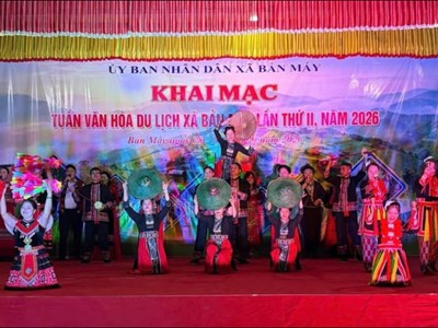 Bản Máy lan tỏa sắc màu văn hóa các dân tộc vùng biên
