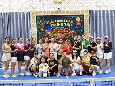 Pickleball kết nối yêu thương nơi biên giới An Giang