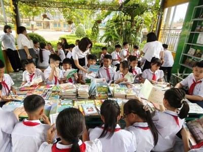 Lan tỏa tình yêu sách qua những video sáng tạo của thiếu nhi Lào Cai