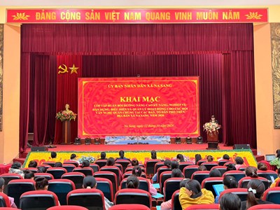 Na Sang nâng cao chất lượng phong trào văn nghệ quần chúng