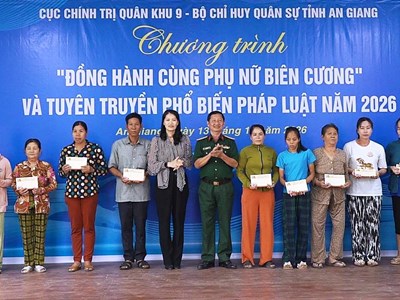Đồng hành cùng phụ nữ biên cương tại An Giang