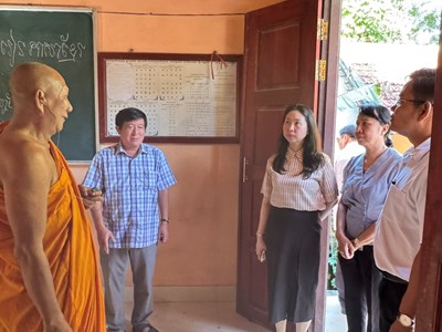 An Giang giám sát thực hiện chính sách hỗ trợ dạy tiếng nói, chữ viết Khmer
