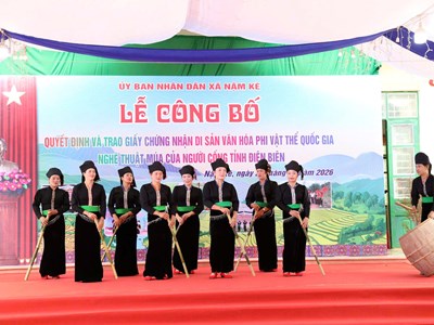 Nghệ thuật múa của người Cống trở thành Di sản văn hóa phi vật thể quốc gia