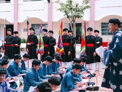 Sân khấu hóa khoa cử xưa, khơi dậy tinh thần hiếu học