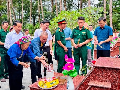 Lai Châu đạt nhiều kết quả trong tìm kiếm, quy tập hài cốt liệt sĩ