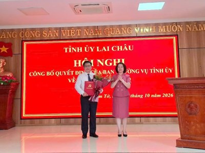 Giám đốc Sở VHTTDL Lai Châu Trần Mạnh Hùng giữ chức Bí thư Đảng ủy xã Bum Tở