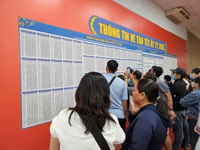 43 nghìn vé tàu Tết giao dịch thành công sau 1 ngày mở bán