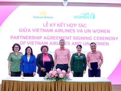 UN Women và Vietnam Airlines hợp tác thúc đẩy bình đẳng giới tại Việt Nam