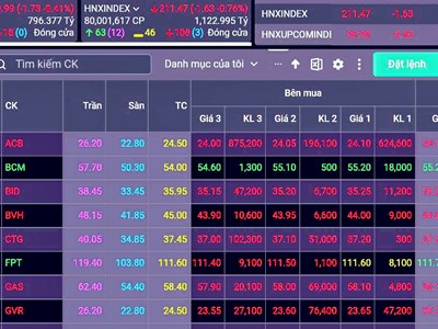 Khối ngoại quay lại mua ròng, VN - Index vẫn mất hơn 12 điểm