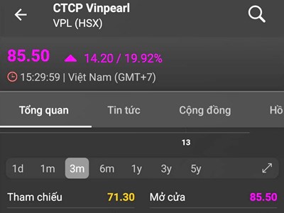 Tân binh VPL của Vinpearl gây ấn tượng trong ngày chào sàn HOSE