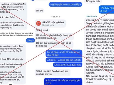 Cảnh giác chiêu lừa cho vay tiền online