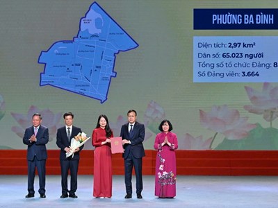 Công bố lãnh đạo 126 xã, phường mới của Hà Nội