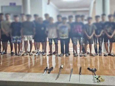 Hà Nội: 22 đối tượng mang hung khí đánh nhau do mâu thuẫn trên mạng xã hội