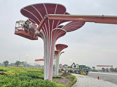 Chạy đua tiến độ phục vụ Triển lãm Thành tựu đất nước 