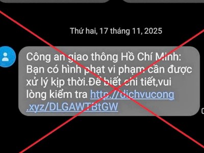  Chiêu lừa yêu cầu truy cập vào đường link “lạ” để nộp “phạt nguội”