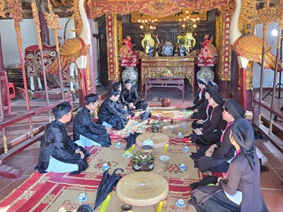 Lễ nghi nghiêm cẩn của Quan họ Ca thờ