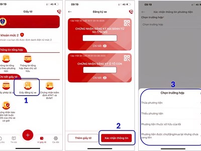 Khai báo tình trạng phương tiện trên Vnetraffic như thế nào?