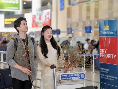 Một số đường bay từ TP.HCM đi các tỉnh đã kín chỗ dịp cao điểm Tết 