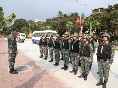 Cảnh sát đặc nhiệm sẵn sàng bảo đảm an ninh cho Ngày hội non sông