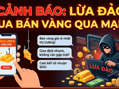 Bị lừa 82 tỉ đồng khi đầu tư vàng qua mạng